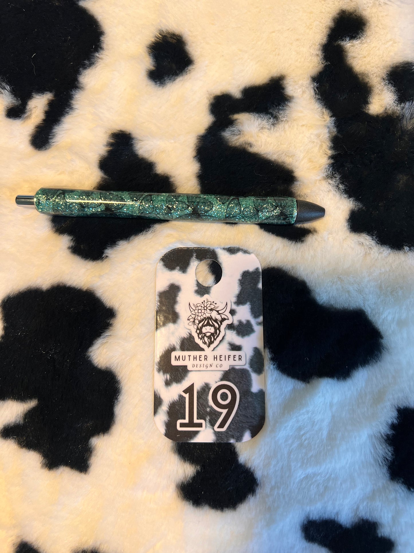 Teal Butterfly Pen