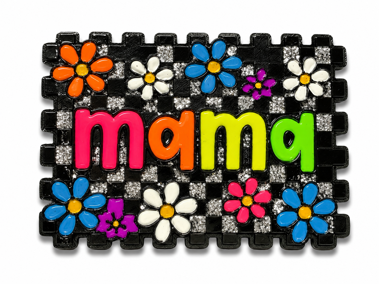 Mama Checkered Floral
