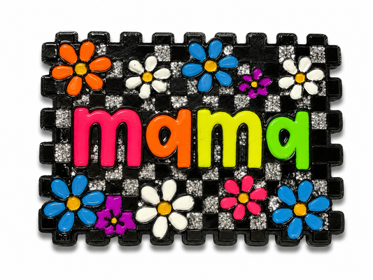 Mama Checkered Floral