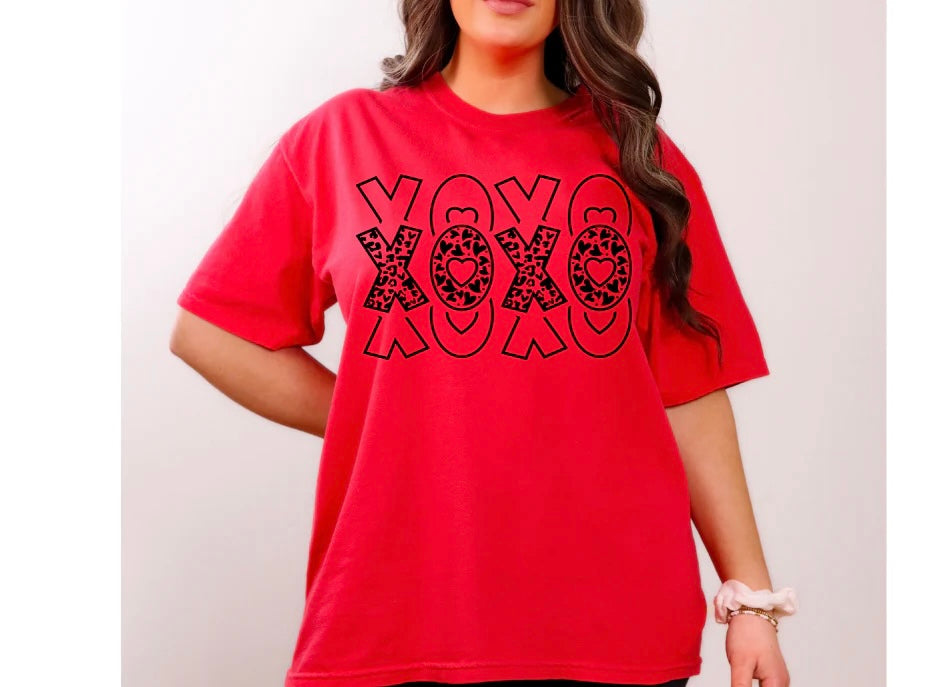 XOXO Black Print