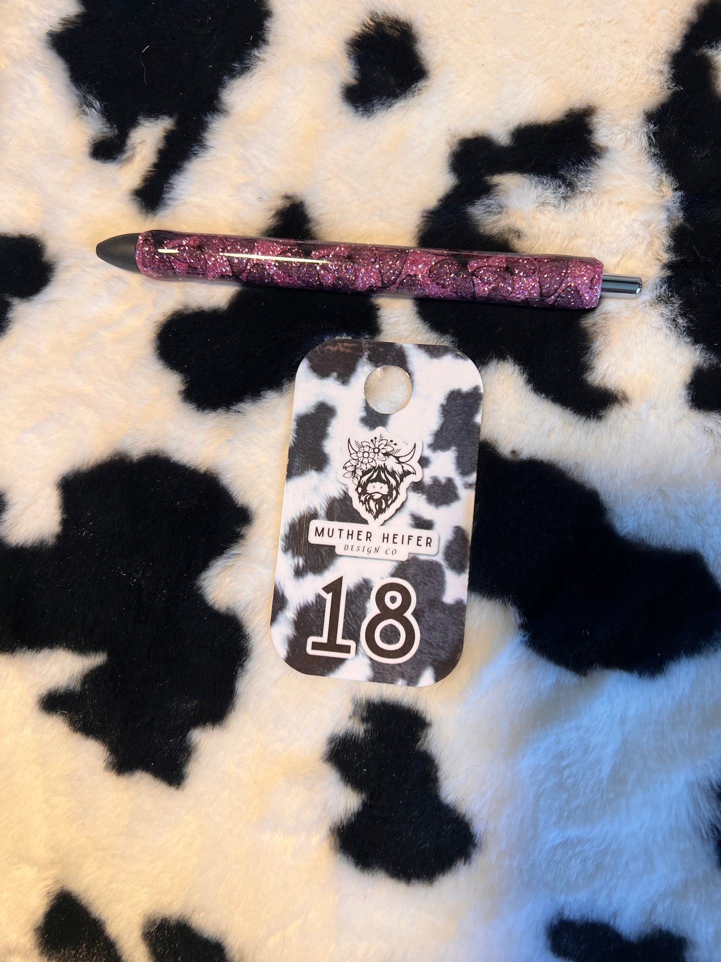 Pink Butterfly Pen