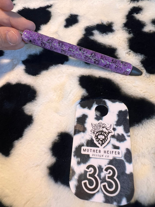 Purple Skull Pen